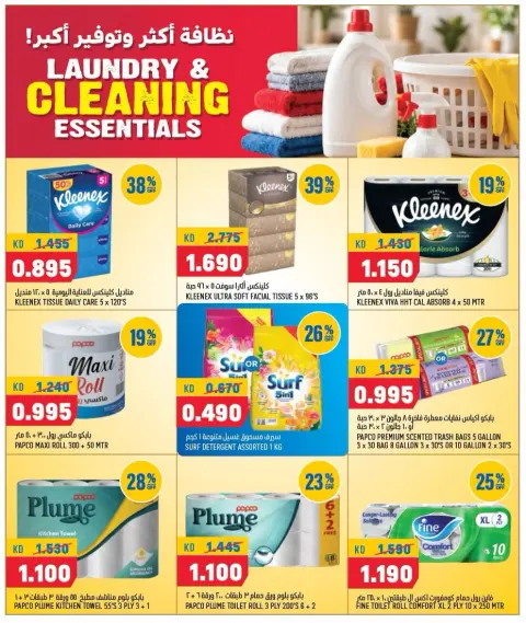 Oncost Express Kuwait offers from 24 to 26 September 2026 Laundry & Cleaning Essentials - Page 4