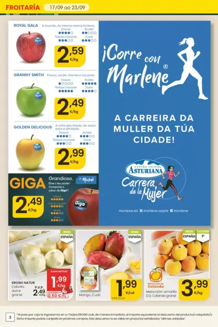 Offres Eroski Espagne de 17 à 30 septembre 2026 Voulez-vous garnir avec moi ? - Page 2