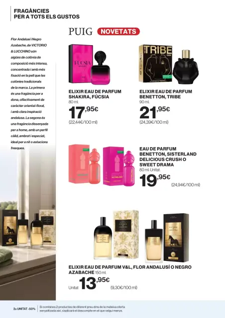 Offres Hipercor Espagne de 24 septembre à 14 octobre 2026 Les Millors Marques En Parfumerie - Page 8