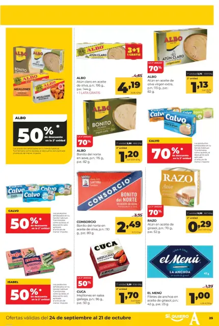 Offres ‎Supermarchés Alimerka‎ Espagne de 24 septembre à 21 octobre 2026 Mensuel Asturies - Page 25