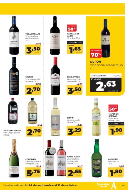 Offres ‎Supermarchés Alimerka‎ Espagne de 24 septembre à 21 octobre 2026 Mensuel Asturies - Page 33