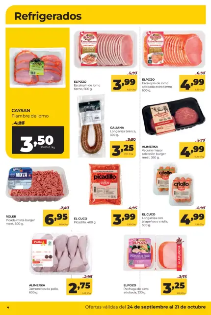 Offres ‎Supermarchés Alimerka‎ Espagne de 24 septembre à 21 octobre 2026 Mensuel Asturies - Page 4
