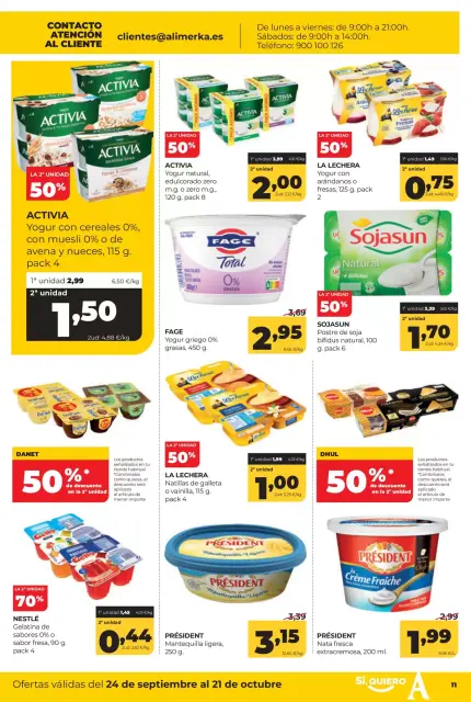 Offres ‎Supermarchés Alimerka‎ Espagne de 24 septembre à 21 octobre 2026 Mensuel Asturies - Page 11
