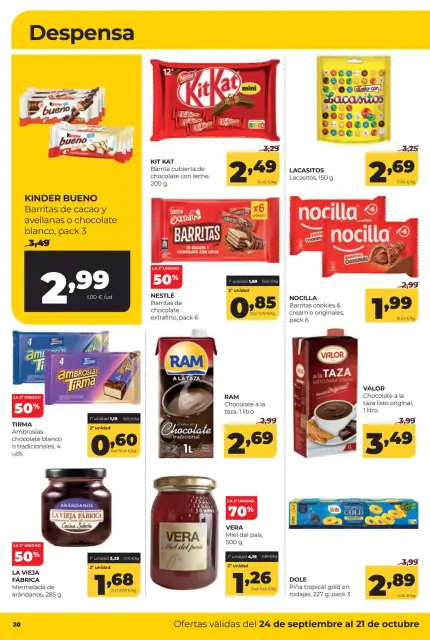 Offres ‎Supermarchés Alimerka‎ Espagne de 24 septembre à 21 octobre 2026 Mensuel Asturies - Page 20