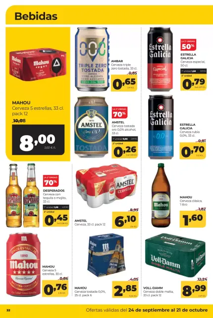 Offres ‎Supermarchés Alimerka‎ Espagne de 24 septembre à 21 octobre 2026 Mensuel Asturies - Page 32