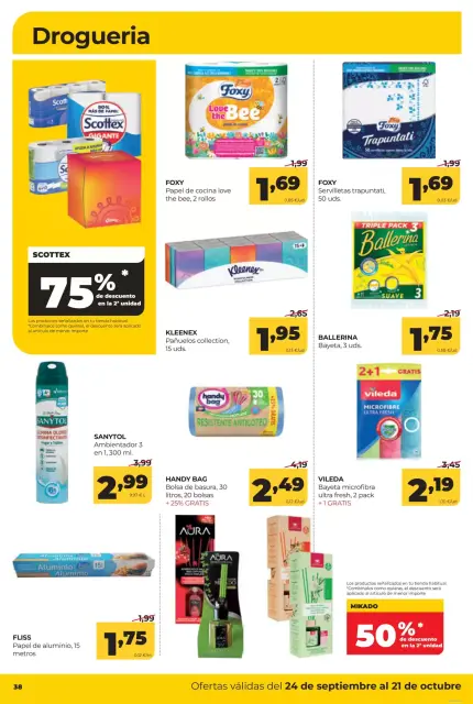 Offres ‎Supermarchés Alimerka‎ Espagne de 24 septembre à 21 octobre 2026 Mensuel Asturies - Page 38
