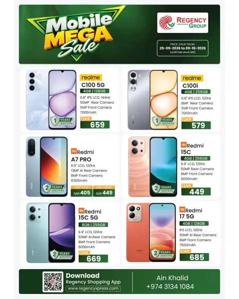 Regency Shopping Complex Qatar offers from 25 September to 9 October 2026 MOBILE MEGA SALE - Page 4