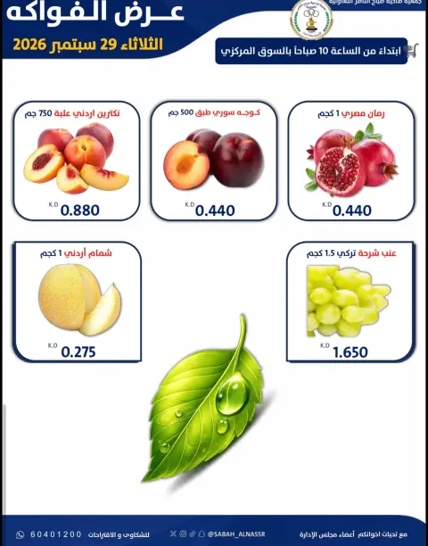 Ofertas de Cooperativa Sabahel Nasser martes 29 septiembre 2026 Oferta de frutas y verduras - Página 6