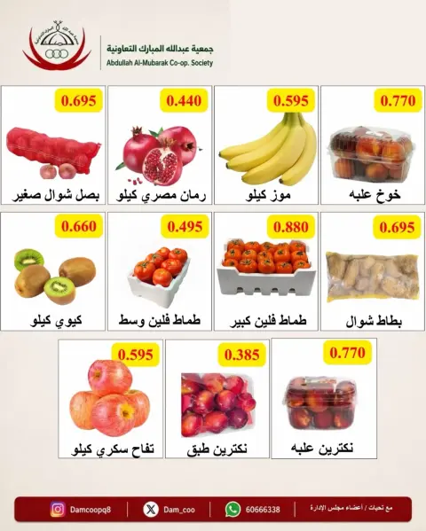 Abdullah Al Mubarak coop offers Tuesday 29 September 2026 Vegetable and fruit offer - Page 3