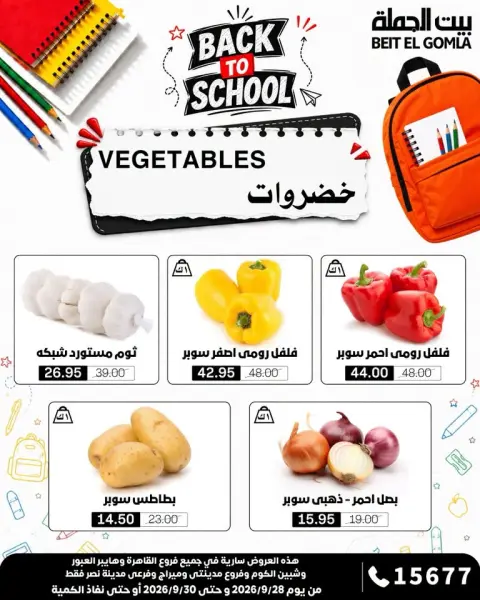 عروض بيت الجملة من ٢٨ حتى ٣٠ سبتمبر ٢٠٢٦ عروض الفريش فود - صفحة 9