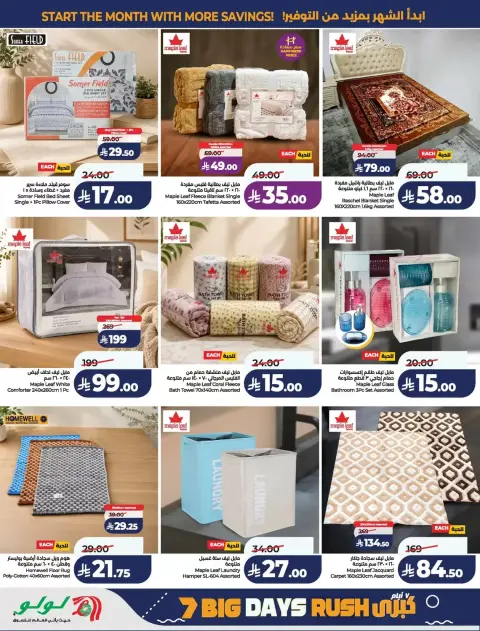 Lulu offers in Central Region from 17 to 23 Rabiʻ II 1448 AH (30 September – 6 October 2026) Big Days Offers - Page 66