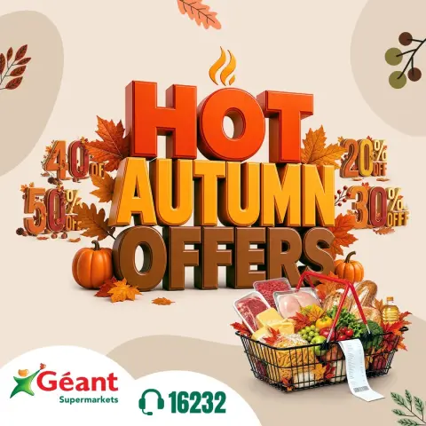 Geant supermarket Egypt offers from 1 to 7 October 2026 Hot Autumn Offers - Page 1