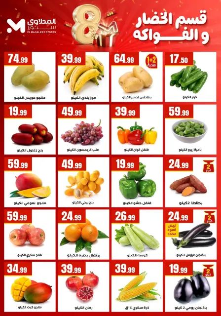 El Mahlawy Stores offers from 1 to 7 October 2026 Anniversary Offers - Page 8