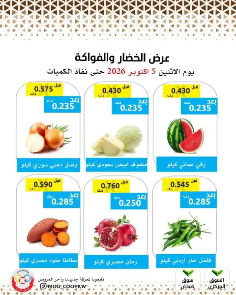 Ofertas de cooperativa Mod lunes 5 octubre 2026 Oferta de frutas y verduras - Página 3
