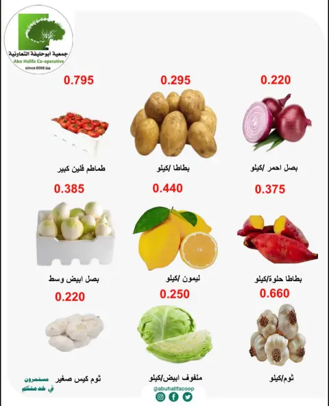 عروض جمعية أبو حليفة التعاونية من ١٢ حتى ١٣ أكتوبر ٢٠٢٦ عروض الخضار والفواكه - صفحة 4