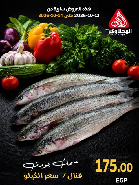 عروض المحلاوى ماركت من ١٢ حتى ١٤ أكتوبر ٢٠٢٦ مهرجان الأسماك - صفحة 9