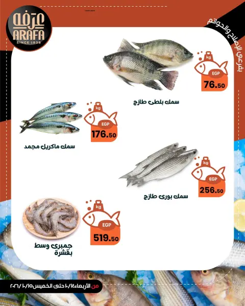 Arafa market offers in Fayoum from 14 to 15 October 2026 Fish Sale - Page 3