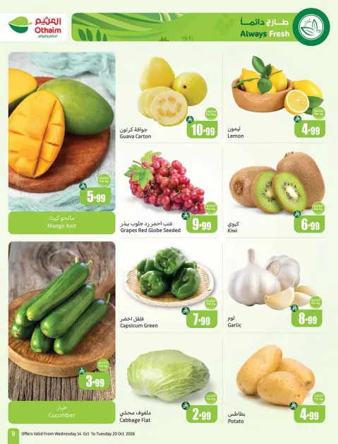 Othaim Markets Saudi Arabia offers from 2 to 8 Jumada I 1448 AH (14 – 20 October 2026) Dining offers in all flavors - Page 9