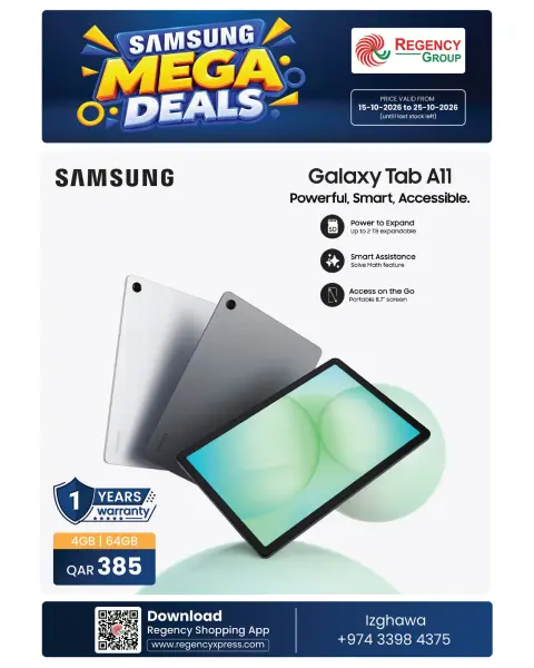Regency Shopping Complex Qatar offers from 15 to 25 October 2026 Samsung Mega Deals - Page 2