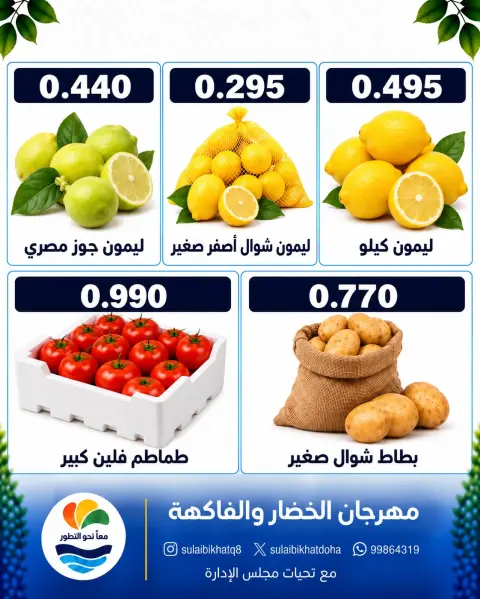 Offres Coopérative Sulaibikhat Al-Doha seulement lundi 19 octobre 2026 Festival des légumes et des fruits - Page 5