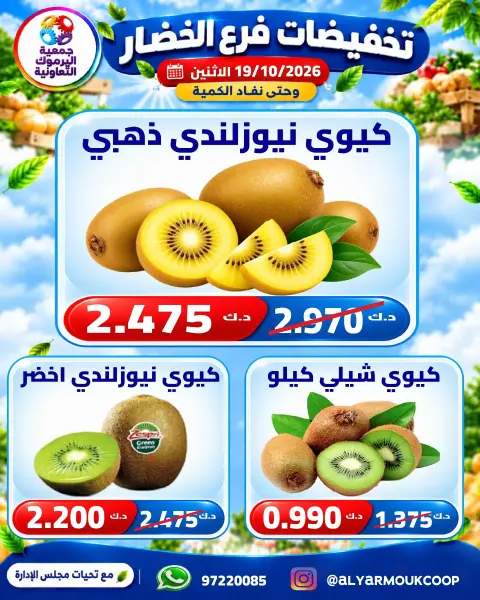 Offres La coopérative Yarmouk seulement lundi 19 octobre 2026 Réductions sur les fruits et légumes - Page 3