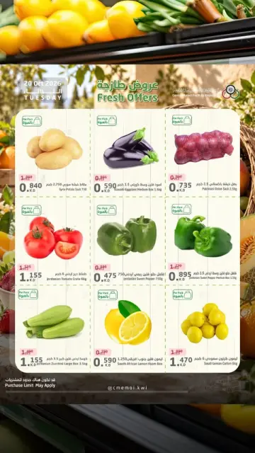 عروض السوق المركزى للعاملين بوزارة الداخلية الكويت الثلاثاء ٢٠ أكتوبر ٢٠٢٦ عروض طازجة - صفحة 3