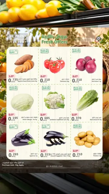 عروض السوق المركزى للعاملين بوزارة الداخلية الكويت الثلاثاء ٢٠ أكتوبر ٢٠٢٦ عروض طازجة - صفحة 4