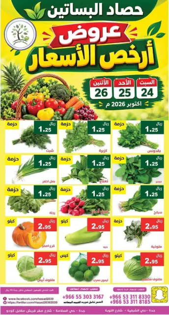 Offres Hasad Albasatin Arabie Saoudite de 12 à 14 Jumada I 1448 AH (24 au 26 octobre 2026) Prix ​​bas - Page 6