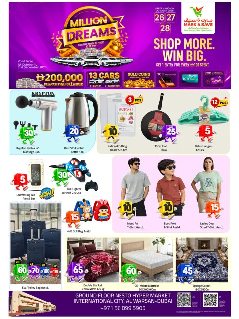 Mark & Save offers in Warisan from 26 to 28 October 2026 Crazy Figures Deals - Page 1