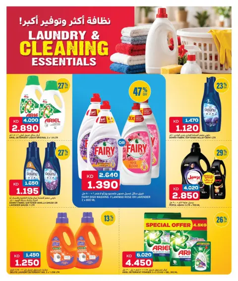 Oncost Kuwait offers from 29 to 31 October 2026 Laundry & Cleaning Essentials - Page 8