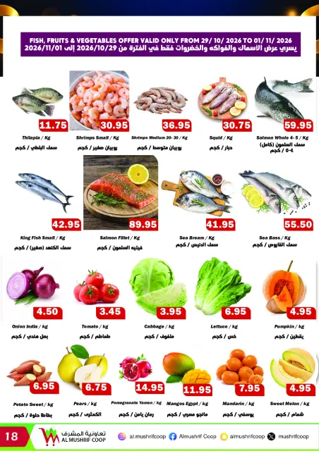 Al Mushref coop offers from 28 October to 9 November 2026 Annual Celebration Offers - Page 18