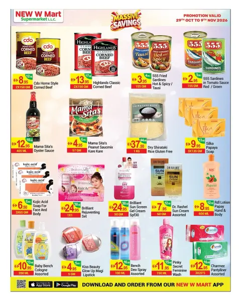 Ofertas de Nuevo W Mart Emiratos Árabes Unidos de 29 octubre a 9 noviembre 2026 Grandes ahorros - Página 9
