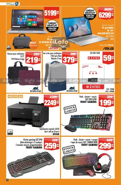 Offres Aswak Assalam Hypermarchés Maroc de 19 septembre à 8 octobre 2024 Offres Khareef - Page 30