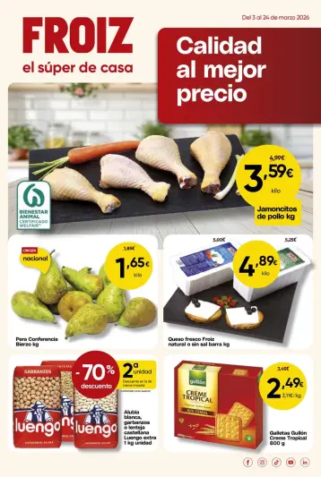 Froiz Spain offers from 4 March to 24 March 2026 March Deals - Froiz - Spain - 4 March 2026 – 24 March 2026 - Page 1
