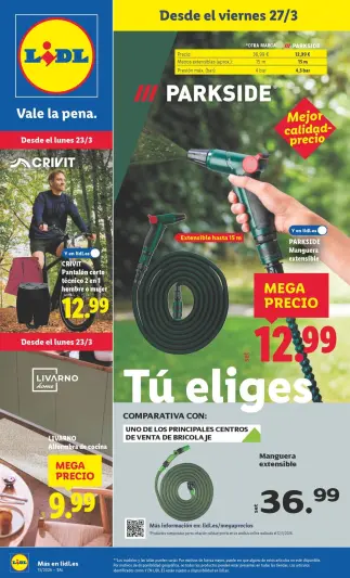 Ofertas de Lidl España de 23 a 29 marzo 2026 Ofertas de bazar - Página 1