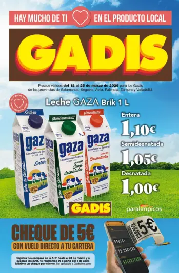 Ofertas de GADIS supermercado España de 18 a 25 marzo 2026 Nuevos precios - Página 1