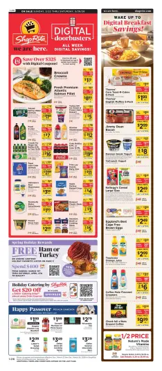 Offres ShopRite États-Unis de 19 à 28 mars 2026 Offres exclusives - ShopRite - États-Unis - 19 mars 2026 – 28 mars 2026 - Page 1