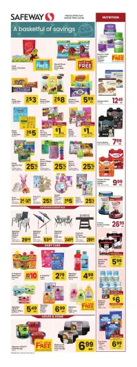 Offres Supermarché Safeway États-Unis de 20 mars à 2 avril 2026 Offres de l'Est - Supermarché Safeway - États-Unis - 20 mars 2026 – 2 avril 2026 - Page 1