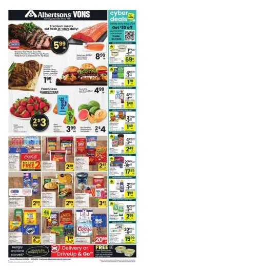 Offres Supermarché Vons Californie du Nord, Sud-ouest de 18 à 24 mars 2026 Offres hebdomadaires - Supermarché Vons - États-Unis - 18 mars 2026 – 24 mars 2026 - Page 1