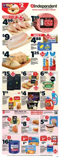Independent Grocer Canada offers from 19 to 25 March 2026 Great offer for bargain hunters - Page 1
