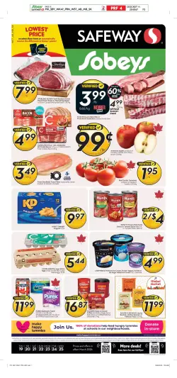 Safeway Supermarket Canada offers from 19 to 25 March 2026 weekly flyer - Page 1
