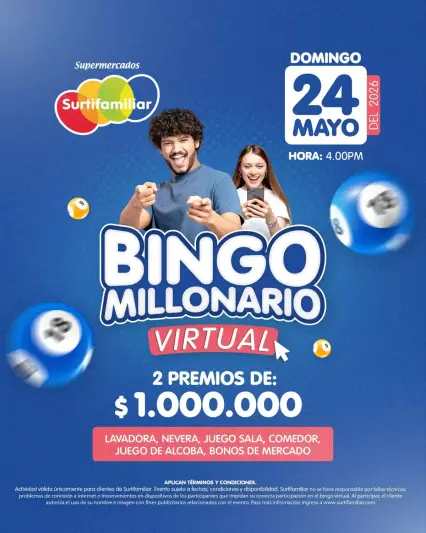 Ofertas de Surtifamiliar Colombia de 24 marzo a 24 mayo 2026 Excelente oferta para todos los clientes - Página 1