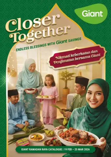 Giant Singapore offers from 6 February to 25 March 2026 Ramadan Raya Catalogue - Page 1