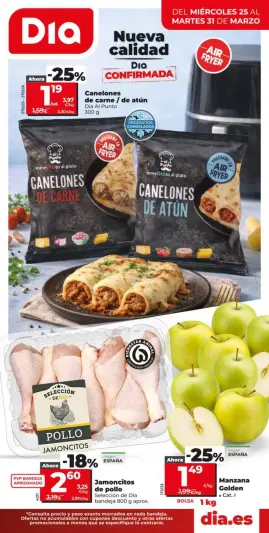 Ofertas de Dia España de 25 a 31 marzo 2026 Nueva calidad Ofertas - Página 1