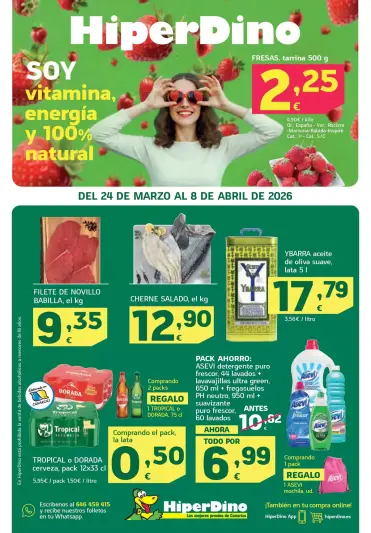 Ofertas de HiperDino España de 24 marzo a 8 abril 2026 Nuevas ofertas - Página 1