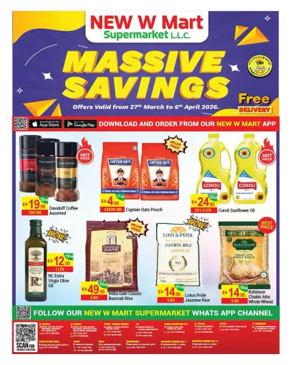 Ofertas de Nuevo W Mart Emiratos Árabes Unidos de 27 marzo a 6 abril 2026 ¡AHORRO MASIVO! - Página 1