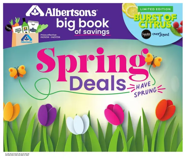 Offres Albertsons États-Unis de 31 mars à 27 avril 2026 Offres exclusives - Albertsons - États-Unis - 31 mars 2026 – 27 avril 2026 - Page 1