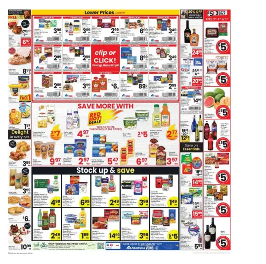 Offres Supermarché Vons États-Unis Sud-ouest de 1 à 7 avril 2026 Offres hebdomadaires - Supermarché Vons - États-Unis - 1 avril 2026 – 7 avril 2026 - Page 1