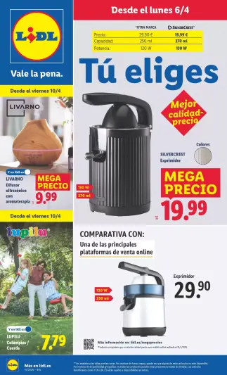 Ofertas de Lidl España de 6 a 12 abril 2026 Ofertas de bazar - Página 1