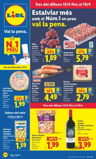 Ofertas de Lidl España de 13 a 19 abril 2026 ofertas semanales - Página 1